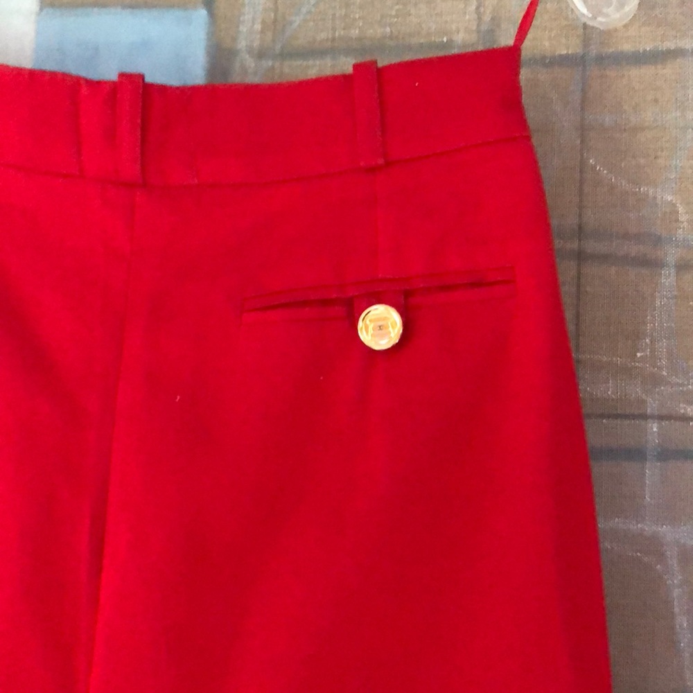 Chanel 100% Cotton Slacks & 100% Silk Lining - Picture 3 of 8